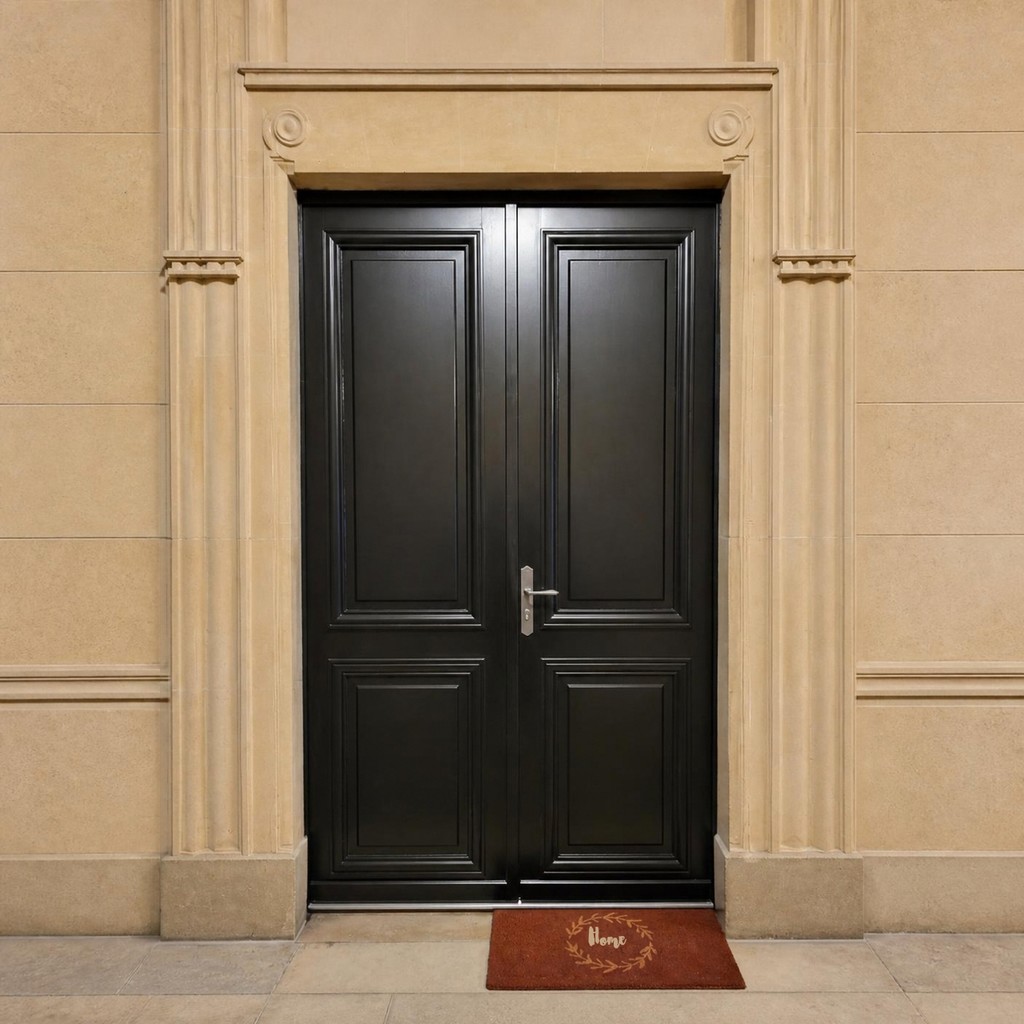 une-fenetre-a-paris-porte-pleine-noire